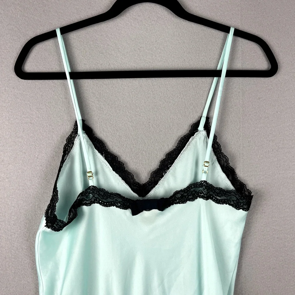Kate Spade Satin Lingerie Romper Womens Medium Lace‎ Trim Fairy Dainty Delicate